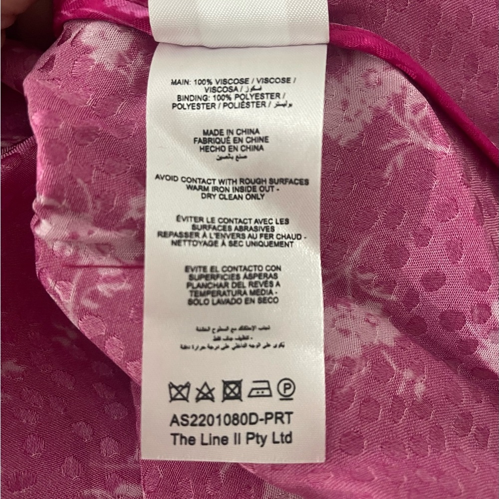 NWT Acler Evanston Satin Sheen Wrap Mini Dress Sz 2 Valentines Date Gift Party - Picture 16 of 16